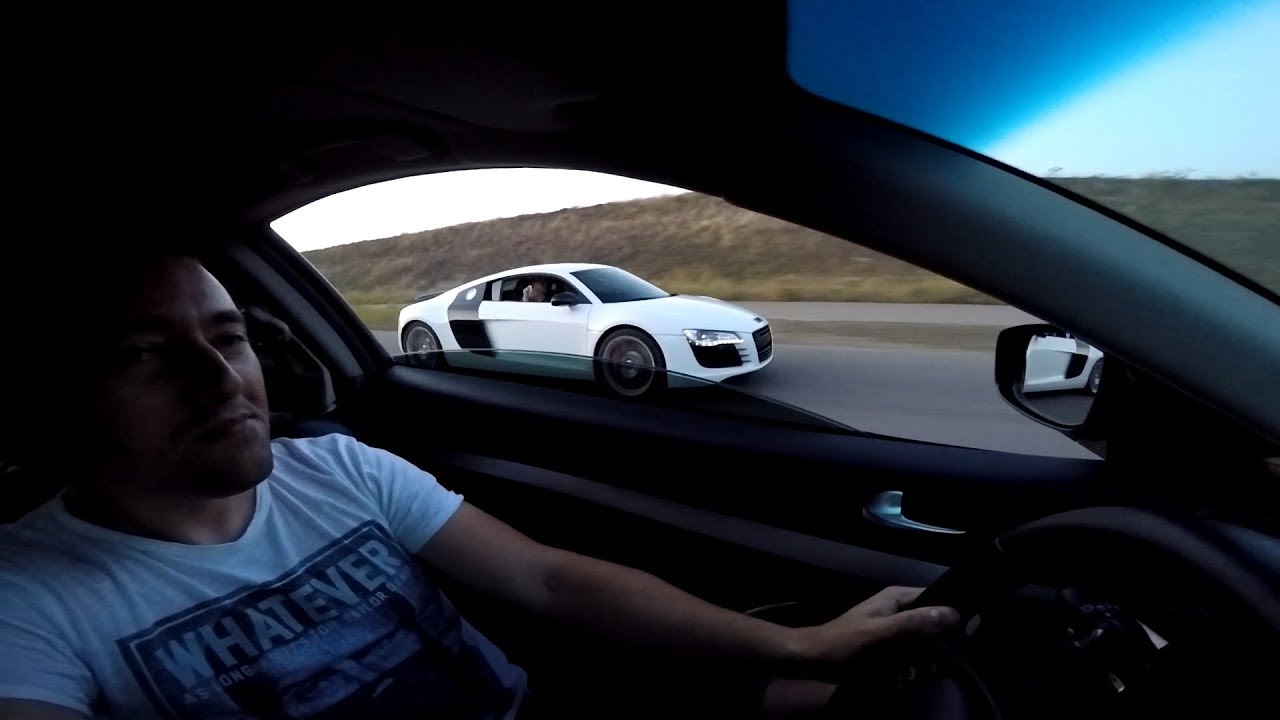 Audi R8 в деле ...  как же так ?