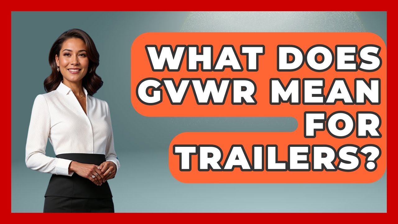 What Does GVWR Mean For Trailers? - Chasing Big Fish