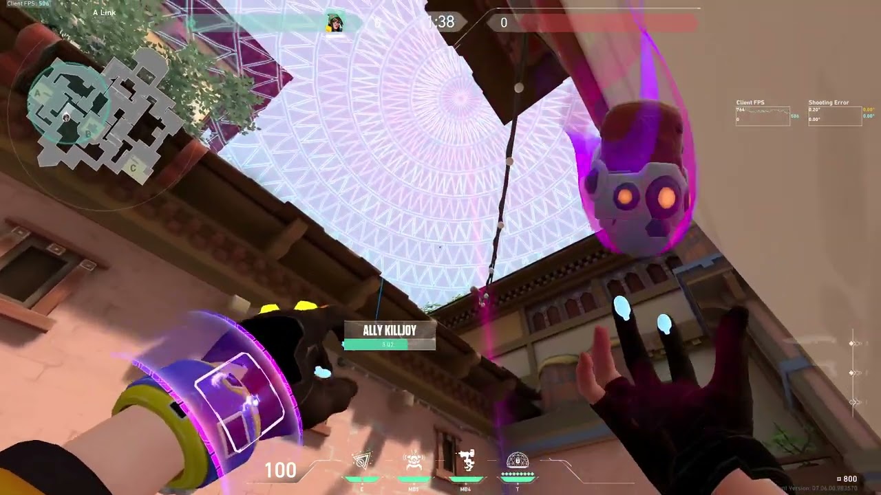 Killjoy Lockdown + Swarm grenade Haven A Site extremely deadly trap