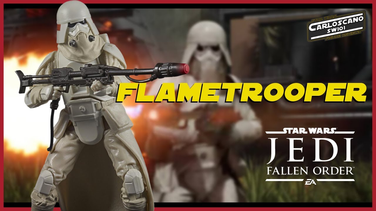 🔥FLAMETROOPER🔥 Jedi: Fallen Order (Black Series Gaming Greats) Buen tributo a McQuarrie!