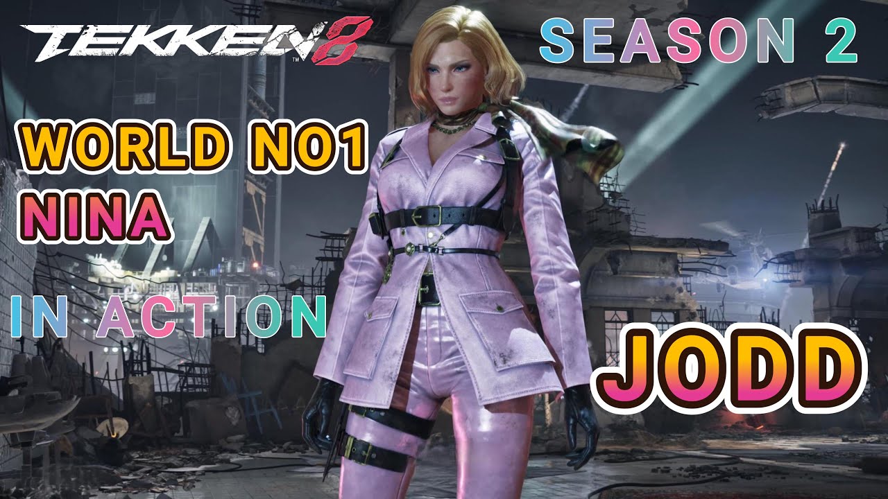 🔫 Tekken 8 - Jodd world NO1 (Nina)  | Ice-Cold Precision & Lethal Mixups ❄️💥