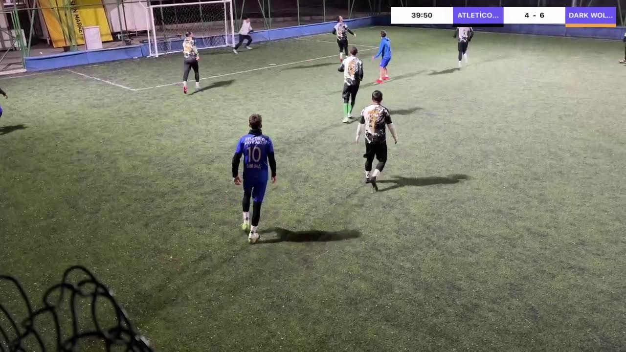 İZMİR SÜPER LİG 6.hafta
ATLETİCO BAYRAKLI VS DARK WOLWES