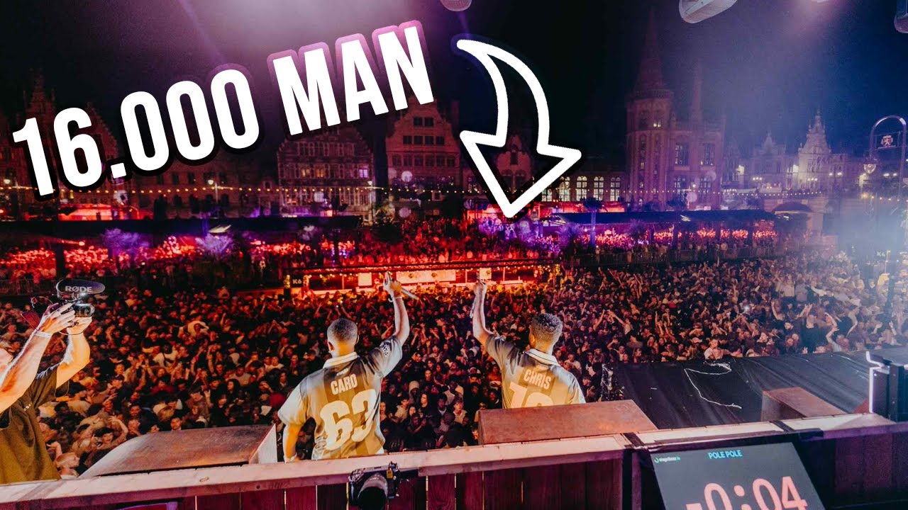 WIJ DRAAIDEN VOOR 16.000 MAN OP DE GENTSE FEESTEN 🤯😱
