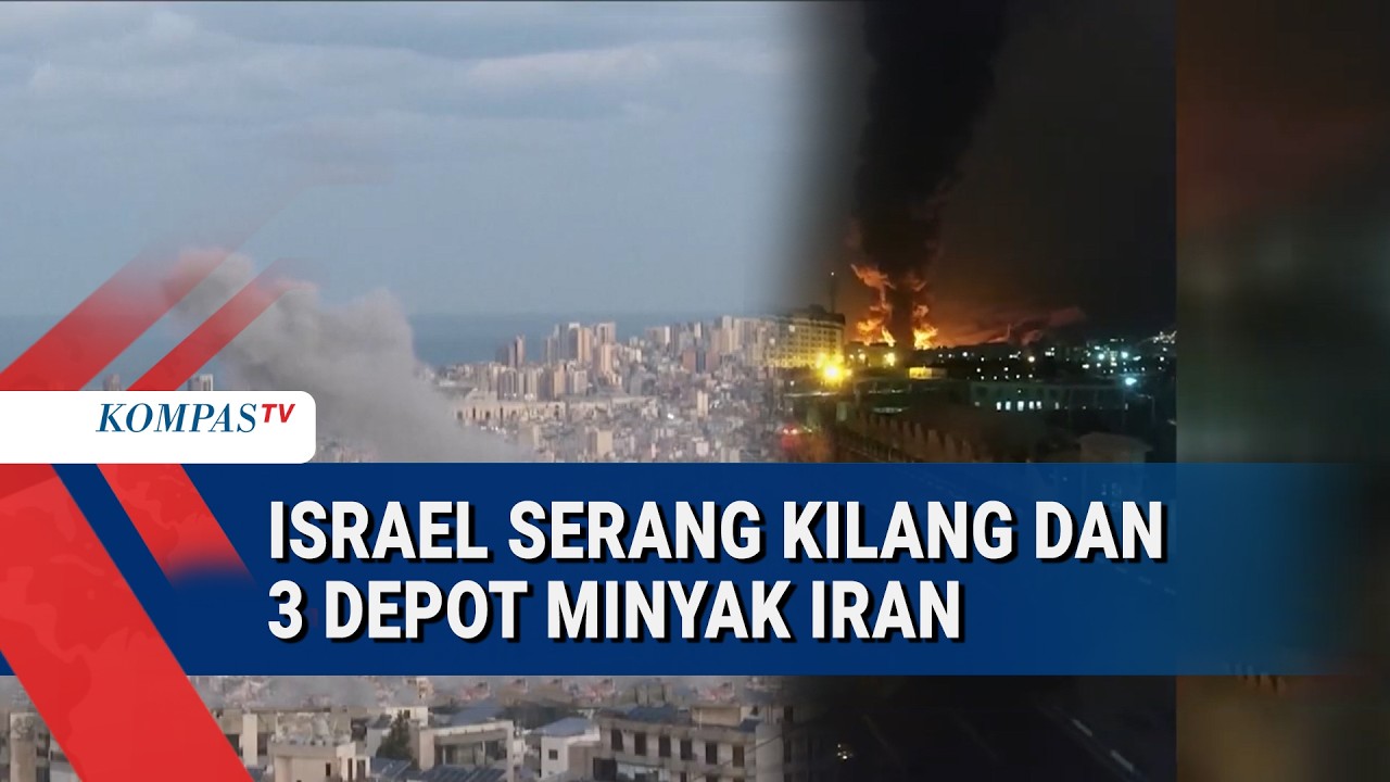 Israel Serang Fasilitas Penyimpanan Minyak Iran