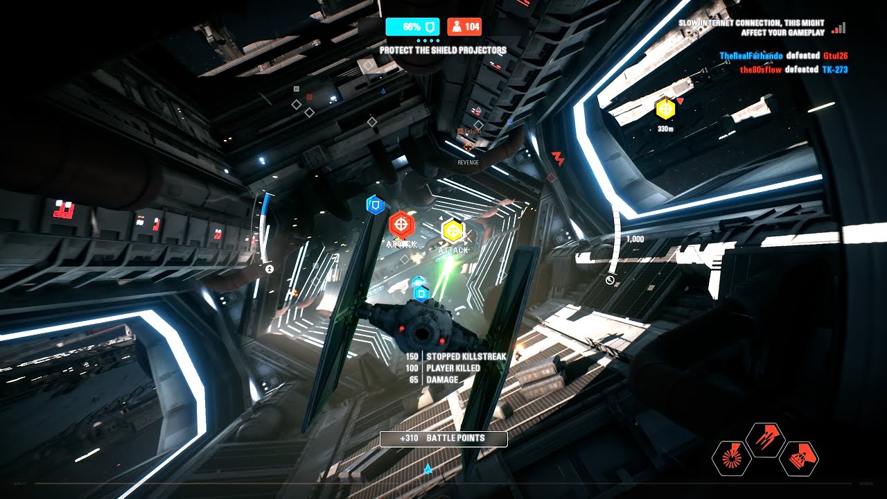 Starfighter Assault Gameplay - Fondor (Empire) Star Wars Battlefront II
