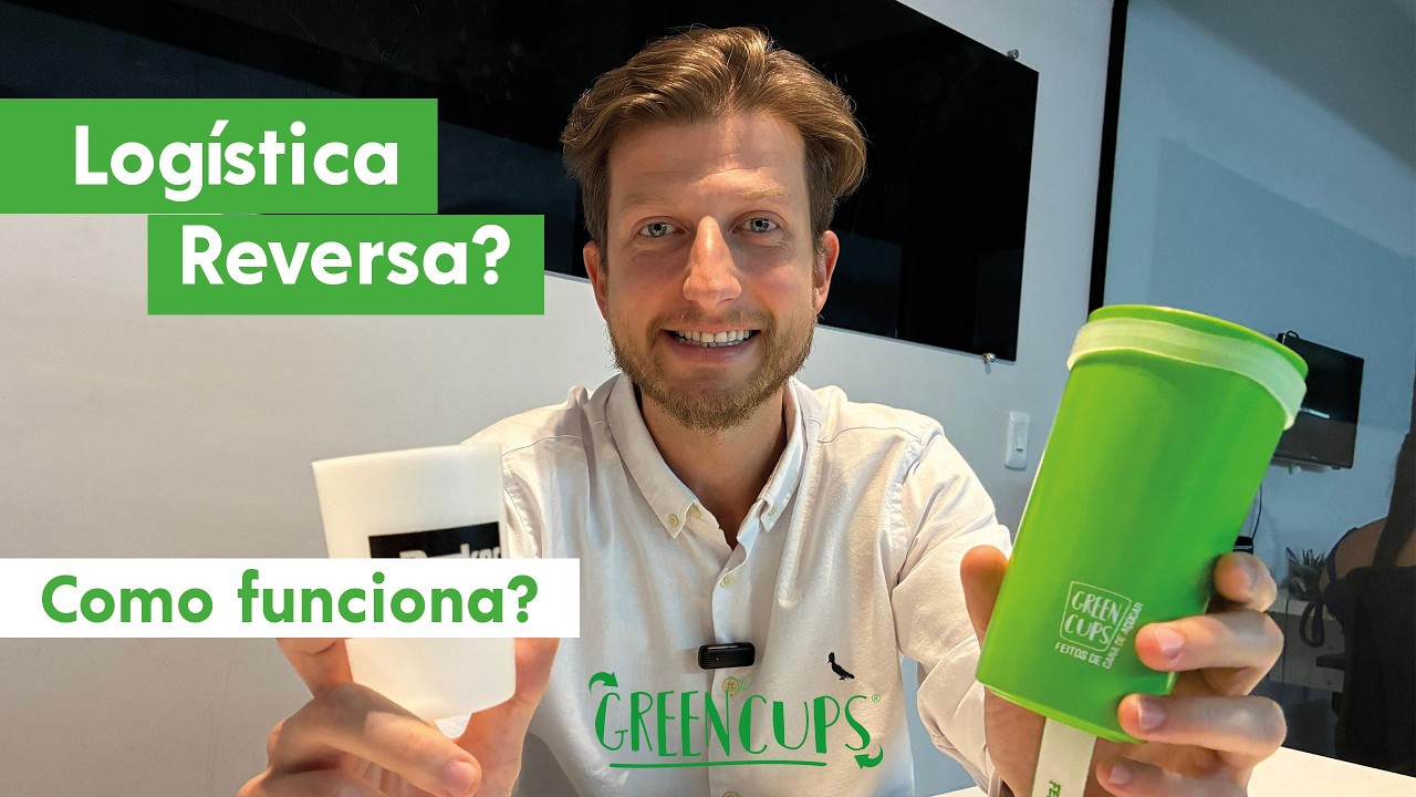 Cada copo conta devolva, recicle ajude a construir um futuro mais verde #GreenCups #LogísticaReversa