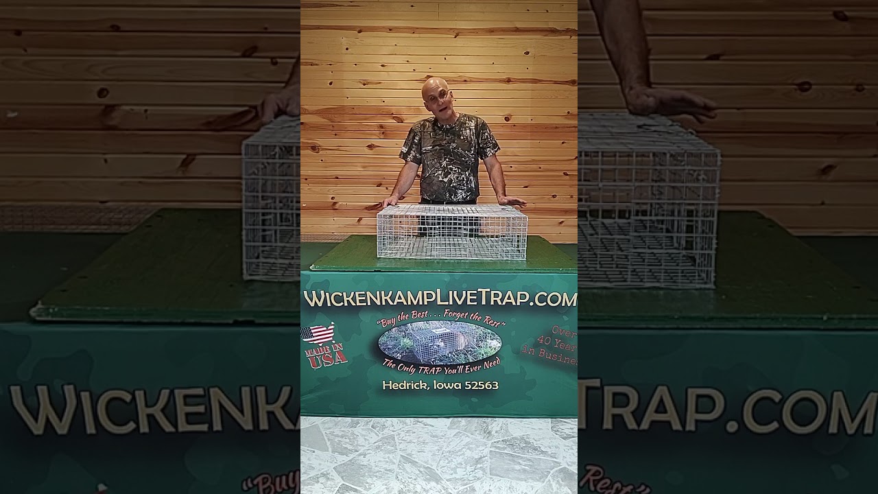 Wickenkamp Live Trap - Pigeon Trap Single & Large 3 Compartment