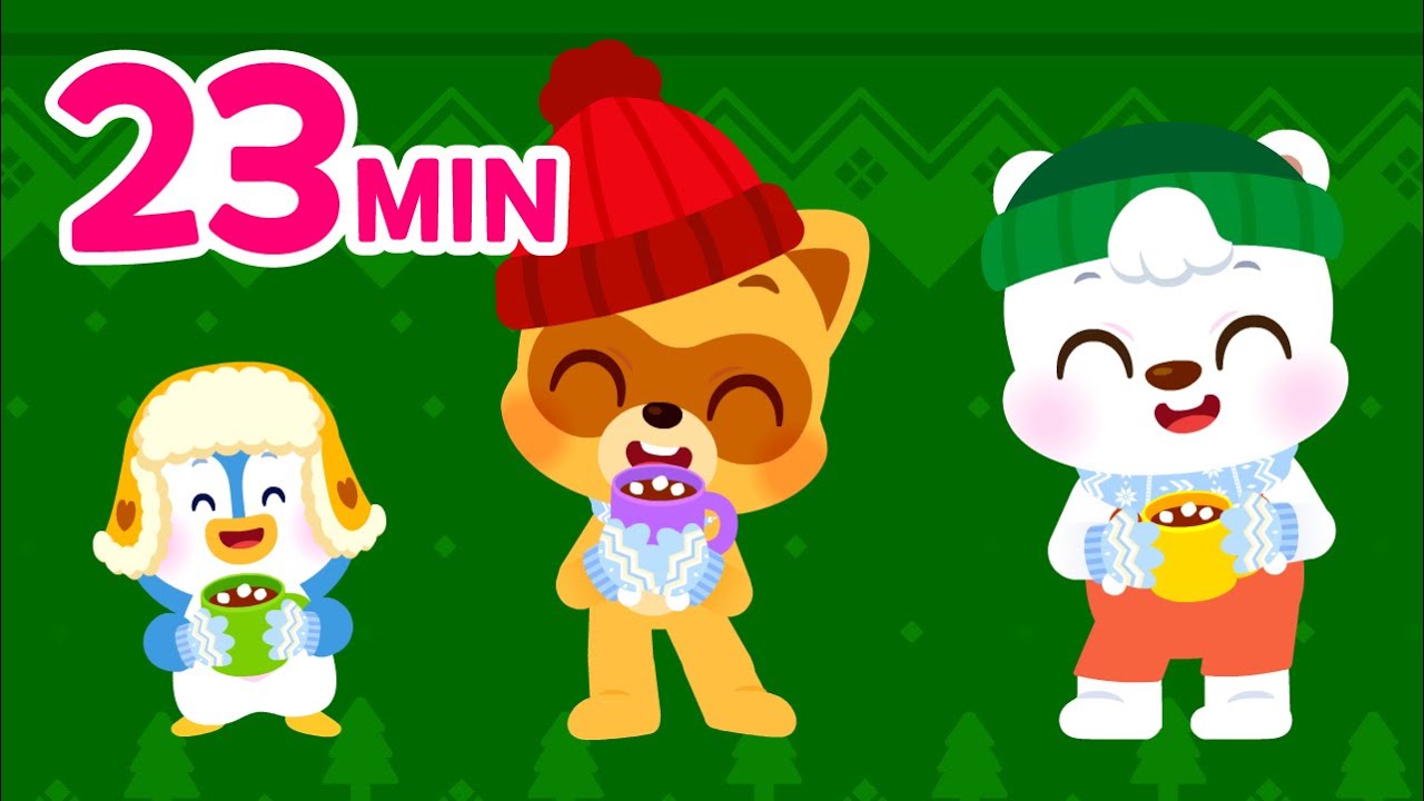 [23min] Winter Songs Compilation❄️ | Nursery Rhymes | Sing Along | Lotty Friends