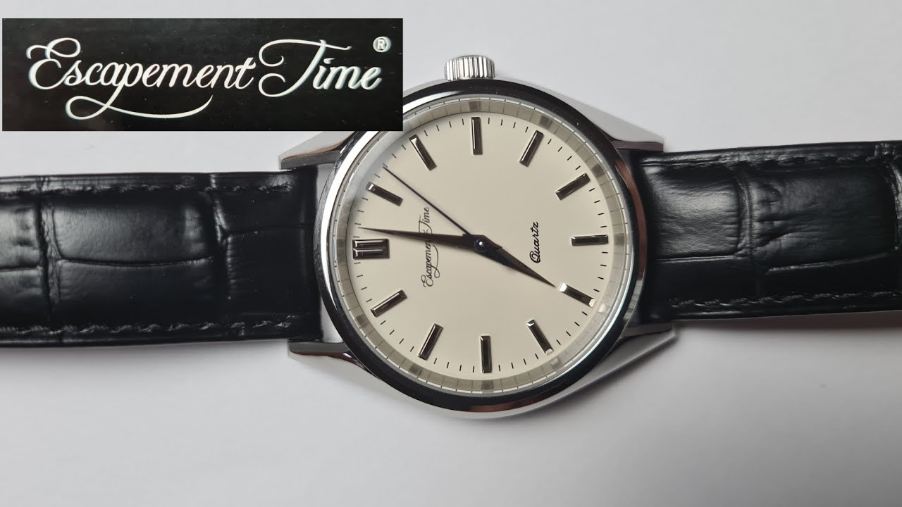 Escapement time meca-quartz dress watch. incredible quality & value!!