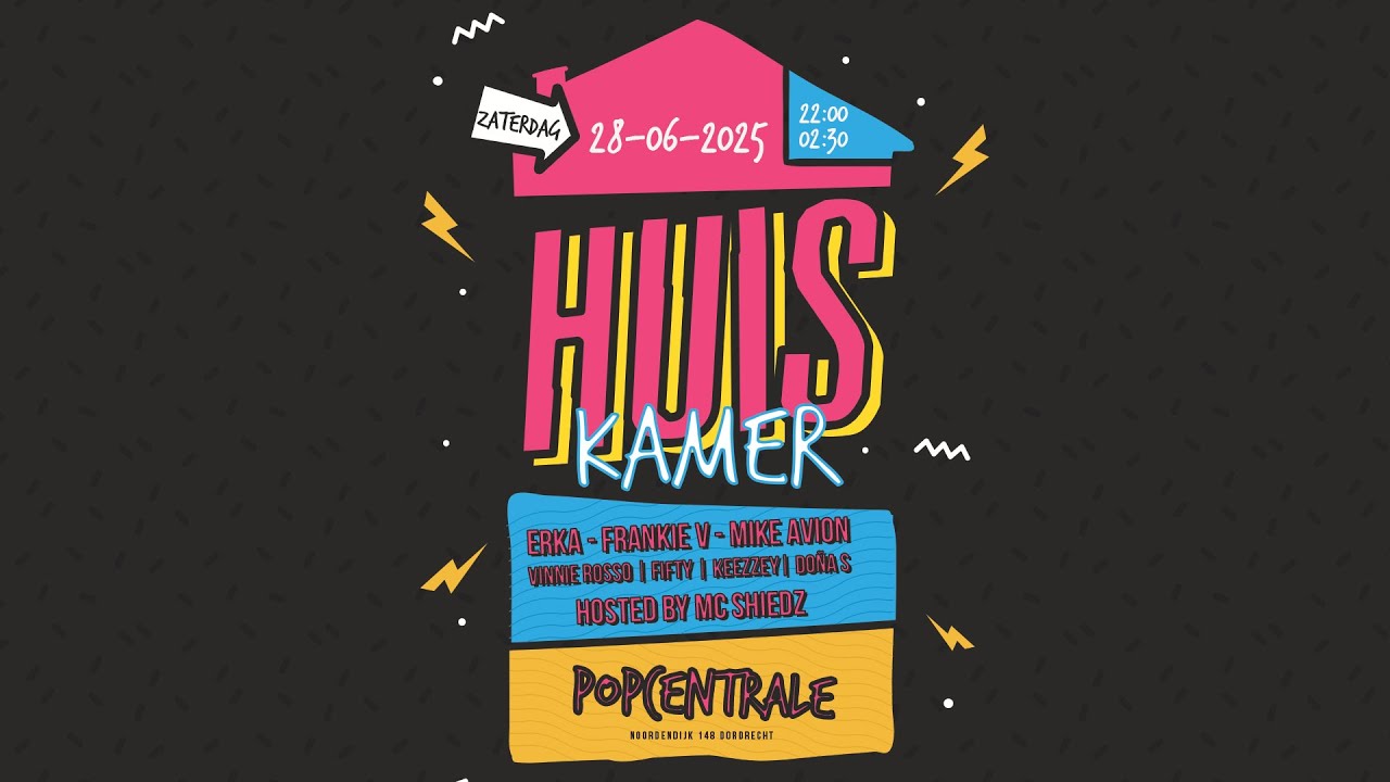 HUISKAMER 28-06-2025 POPCENTRALE DORDRECHT