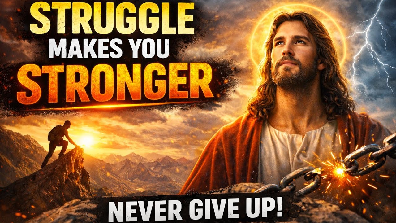 Struggle Makes You Stronger | Jesus Motivation | Never Give Up | Life Struggle Motivation Story 🇺🇸