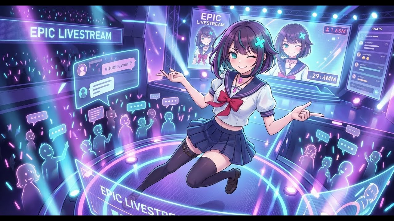 LIVE ON! (AO VIVO) VTUBER IA E CRIADOR CHAD! NUCLEAR EDITON!