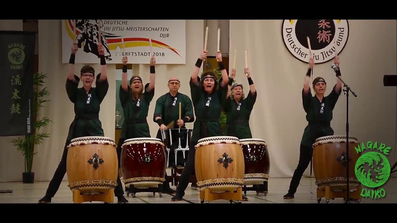 Nagare Daiko Live Eröffnungszeremonie Deutsche JiuJitsu Meisterschaft