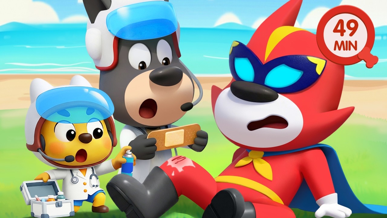 Officer Dobie Helps Super Dog | Safety Rules for Kids | Police Cartoon | Sheriff Labrador