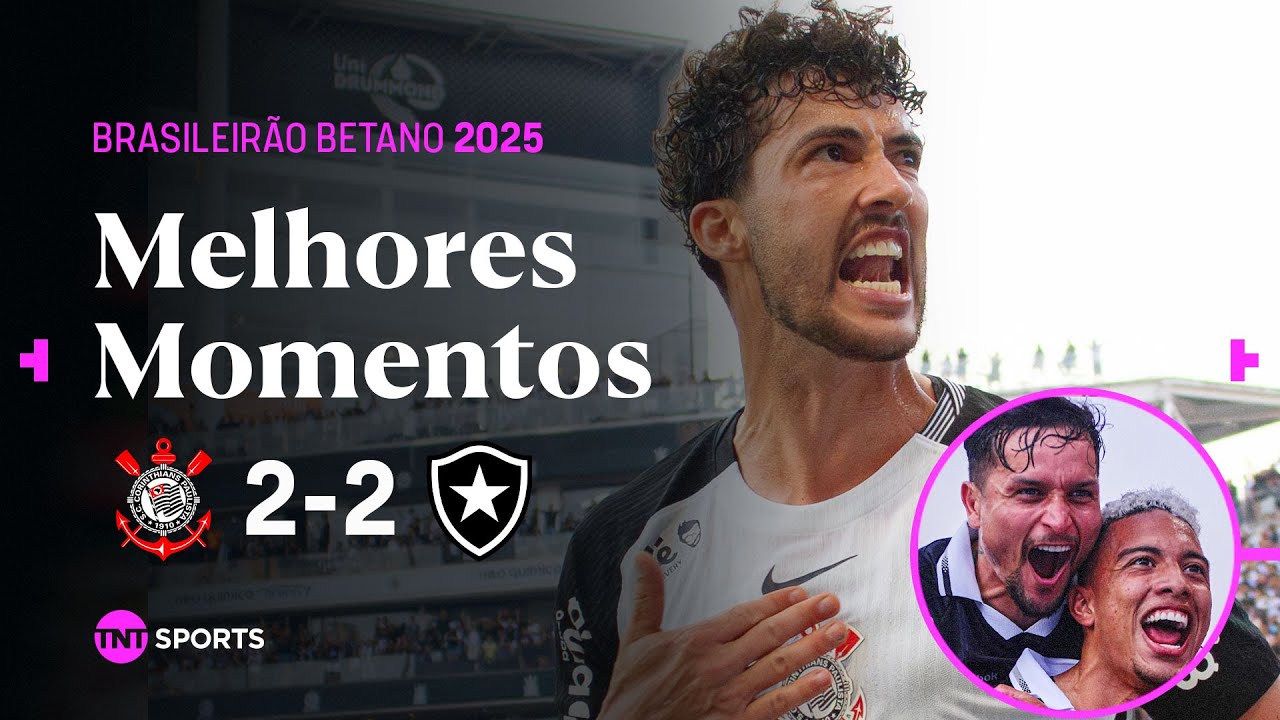 GOLA&Ccedil;O DE VOLEIO, LANCE POL&Ecirc;MICO E FALHA DA ZAGA | CORINTHIANS 2X2 BOTAFOGO | MELHORES MOMENTOS
