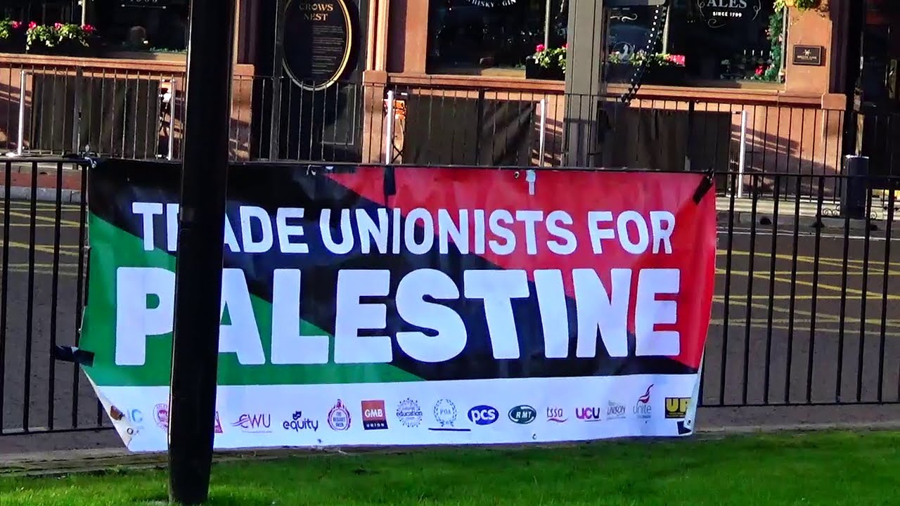 NEWCASTLE UPON TYNE: Workplace Day Of Action For Palestine. 28 Nov 2024.  #Workplaces4Palestine