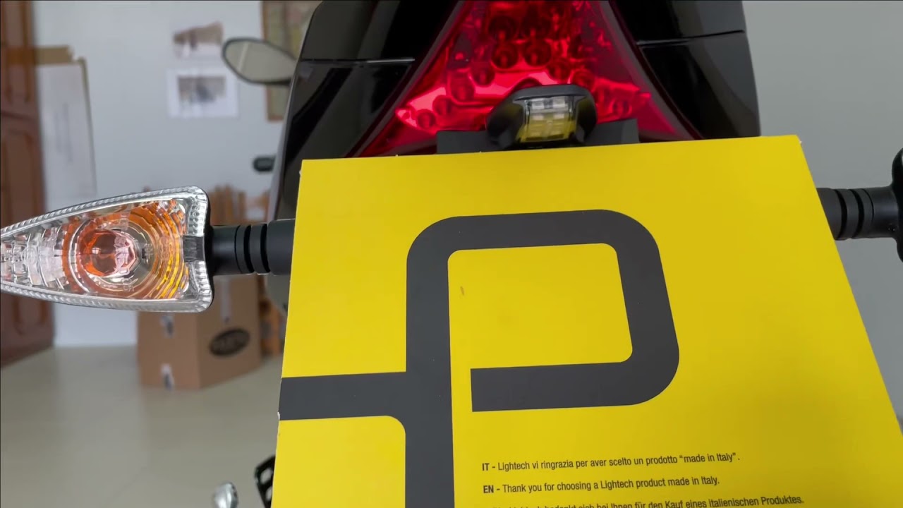Portatarga completo lightech Aprilia Tuono V4/rsv4 recensione&montaggio parte 2