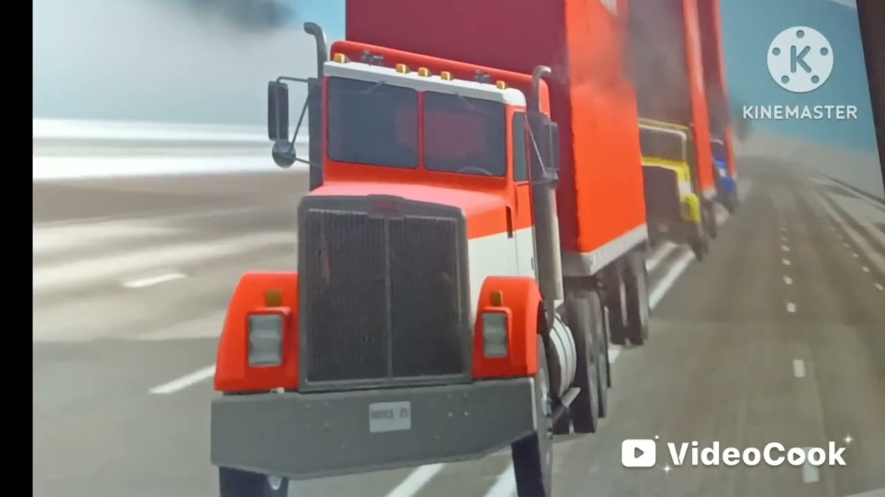 BeamNG.drive: crazy semi truck crashes #3