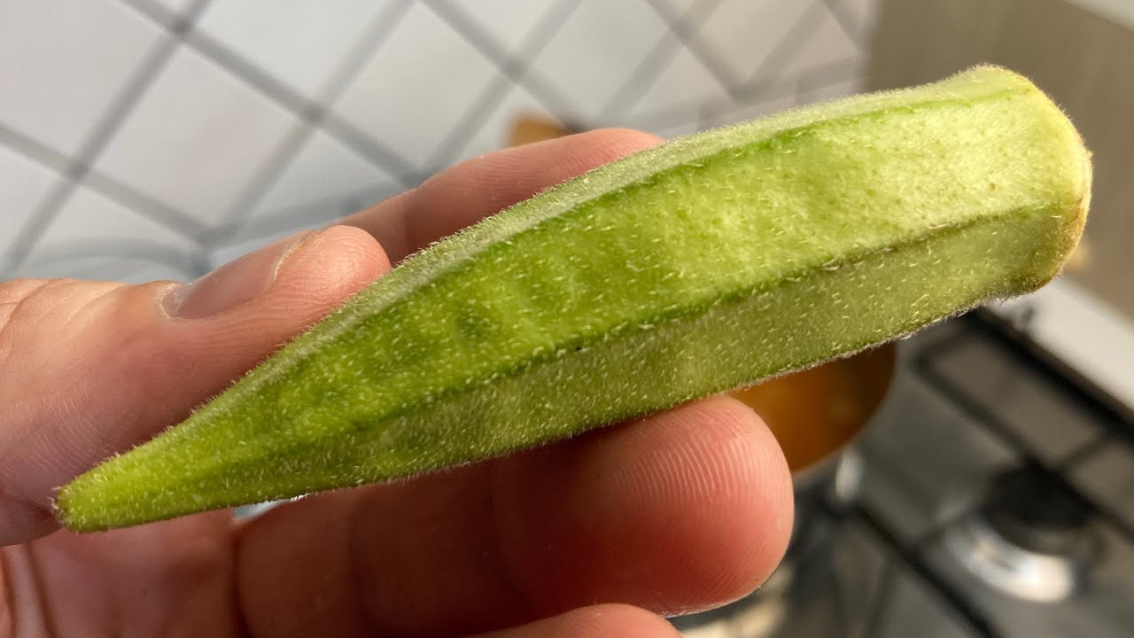 🥒OKRA o BAMJE🥒la prima ricetta italiana🥘@and_ros