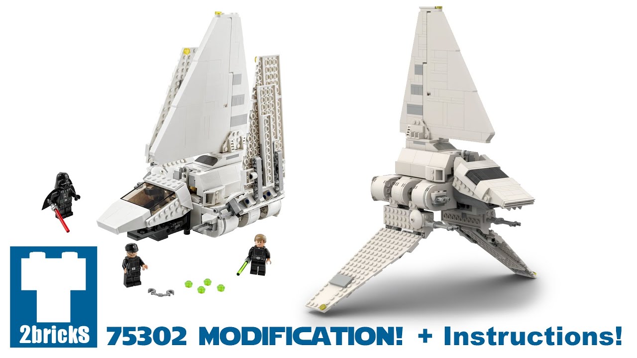 2bricks LEGO Imperial Shuttle 75302 Modification!