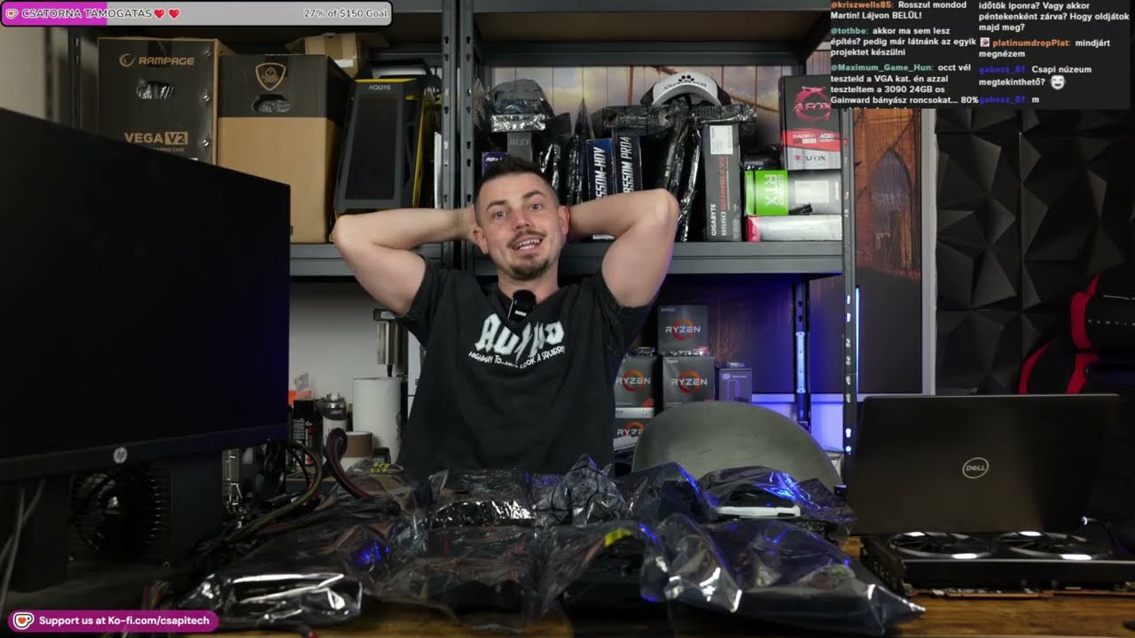Építsünk Együtt CsapiTech-el  😎😁  #gaming #pcbuild #pc #pcgaming #podcast  #retro #hungary #gamer