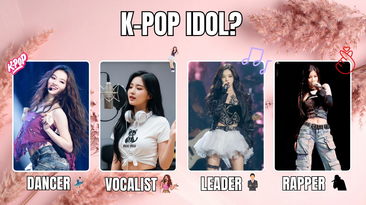 What K-Pop Idol Role Would You Have? 👑🎤 | Personality Quiz