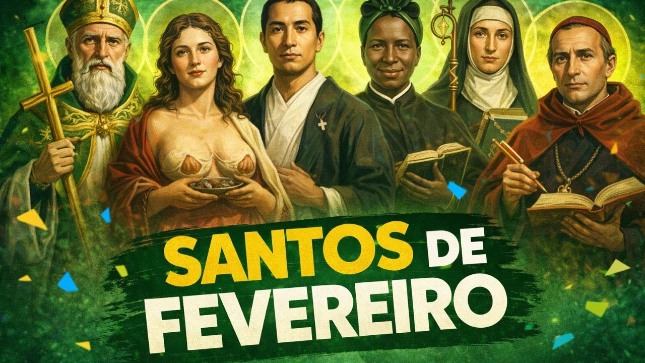 CONHEÇA OS SANTOS CATÓLICOS DE FEVEREIRO #saobras #escolastica #bakhita