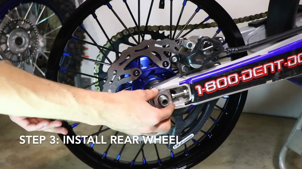 Warp 9 Racing| How-To Install New Wheelset | 2022 Yamaha YZ125