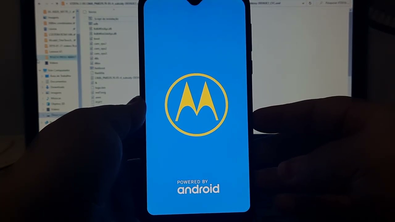 Moto One Macro travado na tela de bootloader não inicializa o sistema Android.