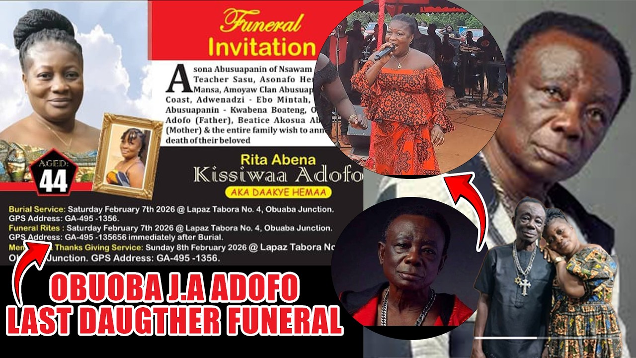 LIVE NOW 🔴ONGOING FUNERAL RITES OF OBUOBA J.A. ADOFO DAUGHTER RITA ABENA KISIWAA @ TABORA #trending