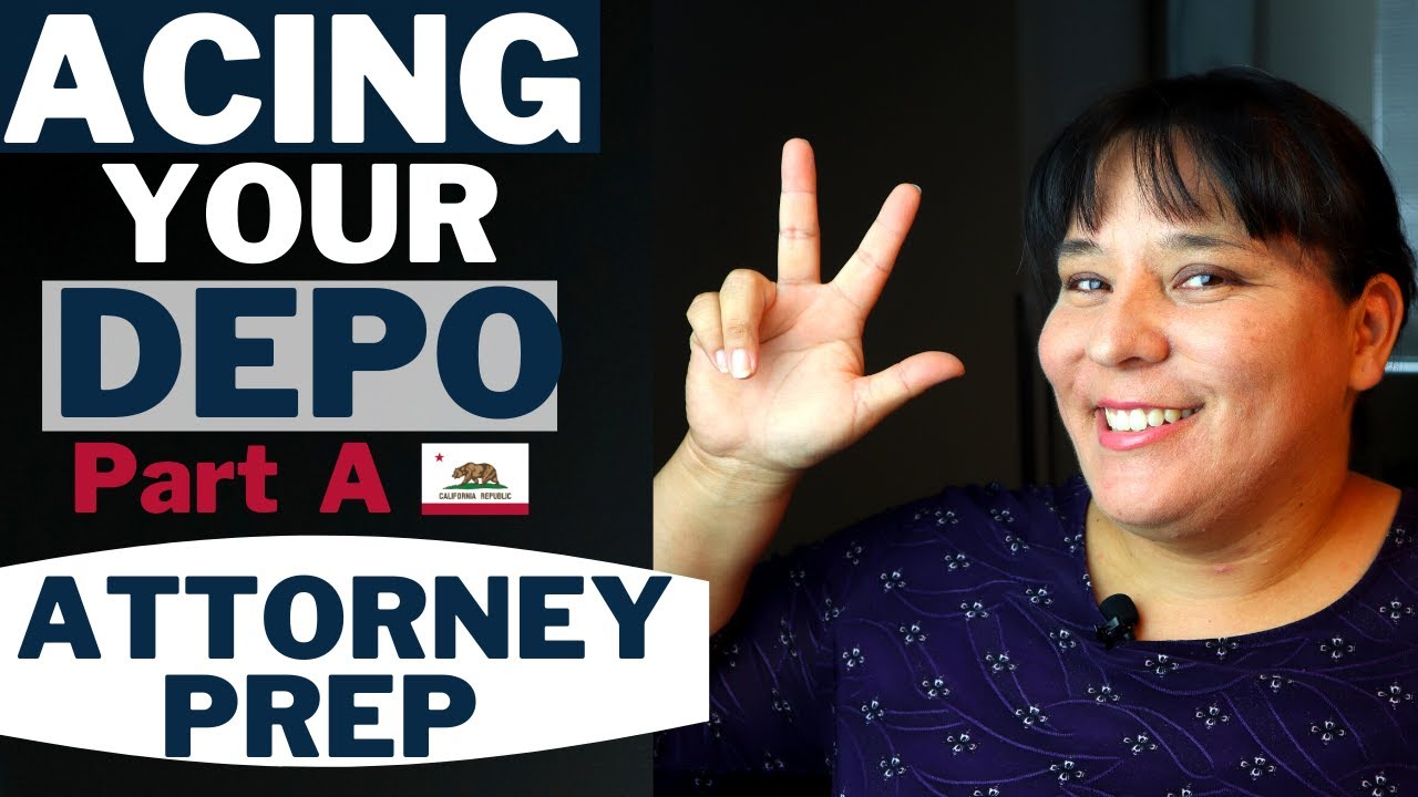 How Attorneys Prep their Clients for Deposition - ACING YOUR WORK COMP DEPOSITION SERIES (Part 3A)