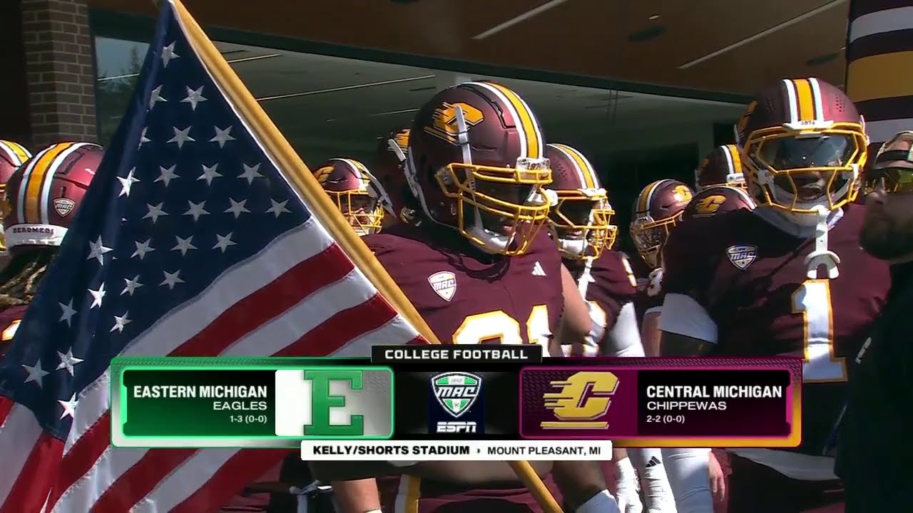 NCAA Football 2025: Eastern Michigan at Central Michigan