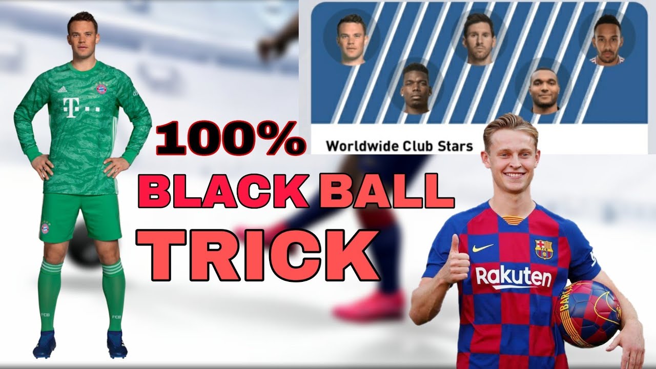 100% BLACK BALL TRICK In Worldwide Club Stars Boxdrow | With Proof | GAME BLOOPERS