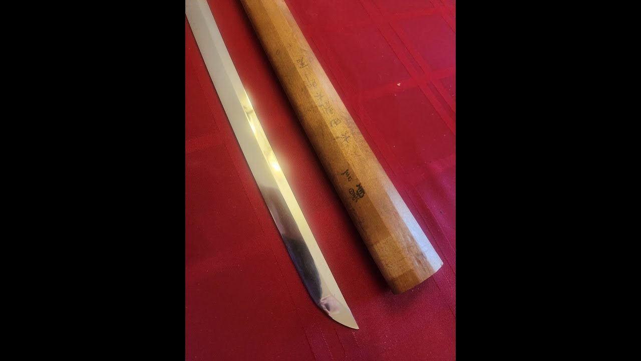 Restoring a 100 year old Katana sword Part 4: Blade polishing and Saya restoration.