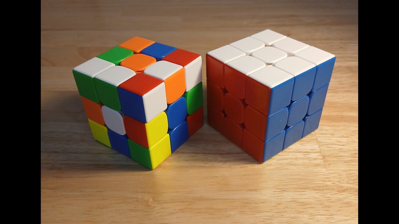 Completely disassembled 3x3 rubik's cube assembly step by step for beginners