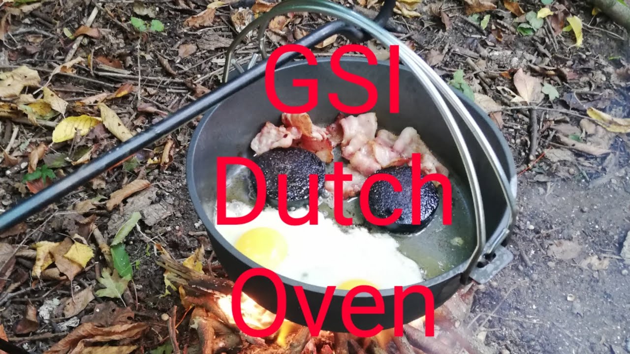 Bushcraft - GSI Dutch Oven - Campfire Breakfast - Helikon Tex