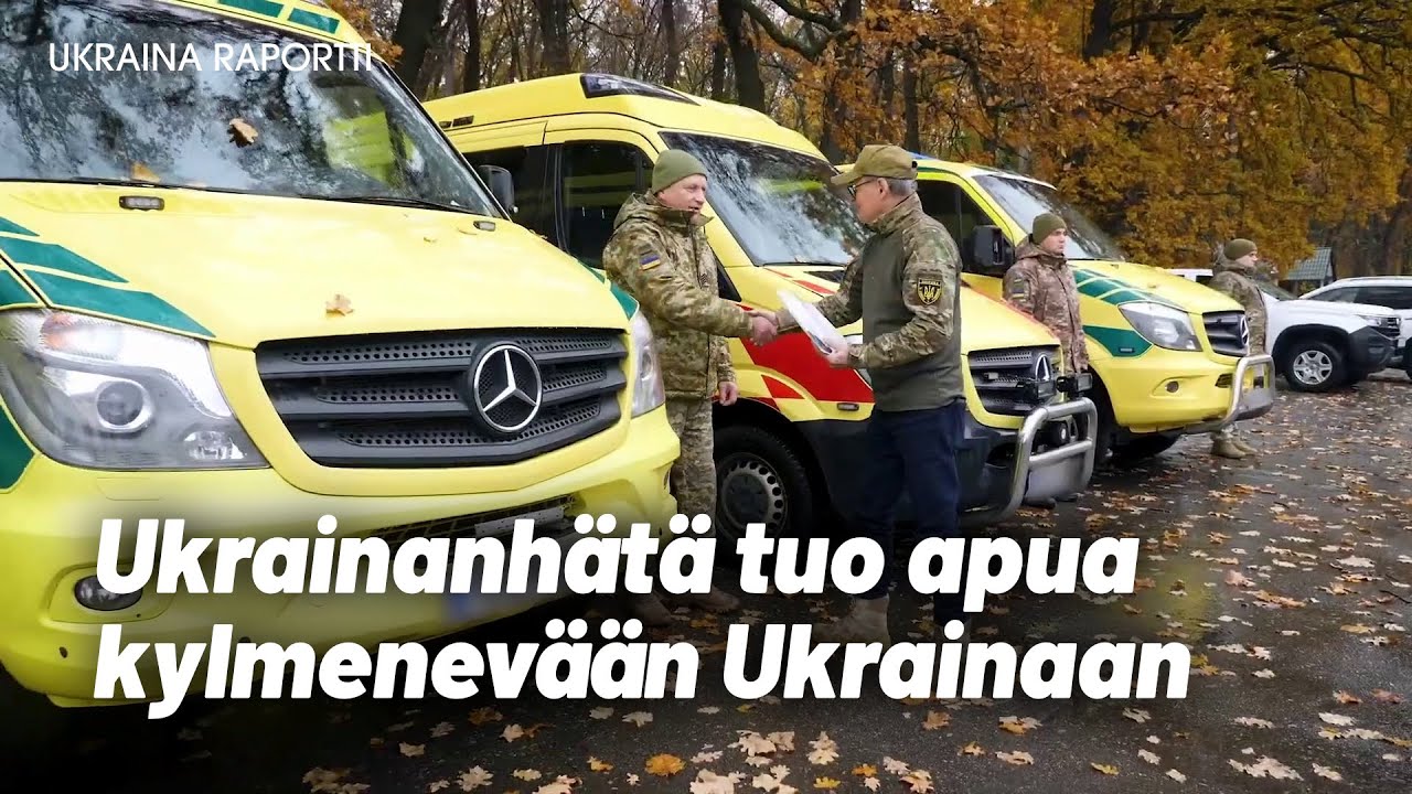 Ukrainanh&auml;t&auml; tuo apua kylmenev&auml;&auml;n Ukrainaan / Hannu Haukka & Andrei Motinga / UKRAINA-RAPORTTI