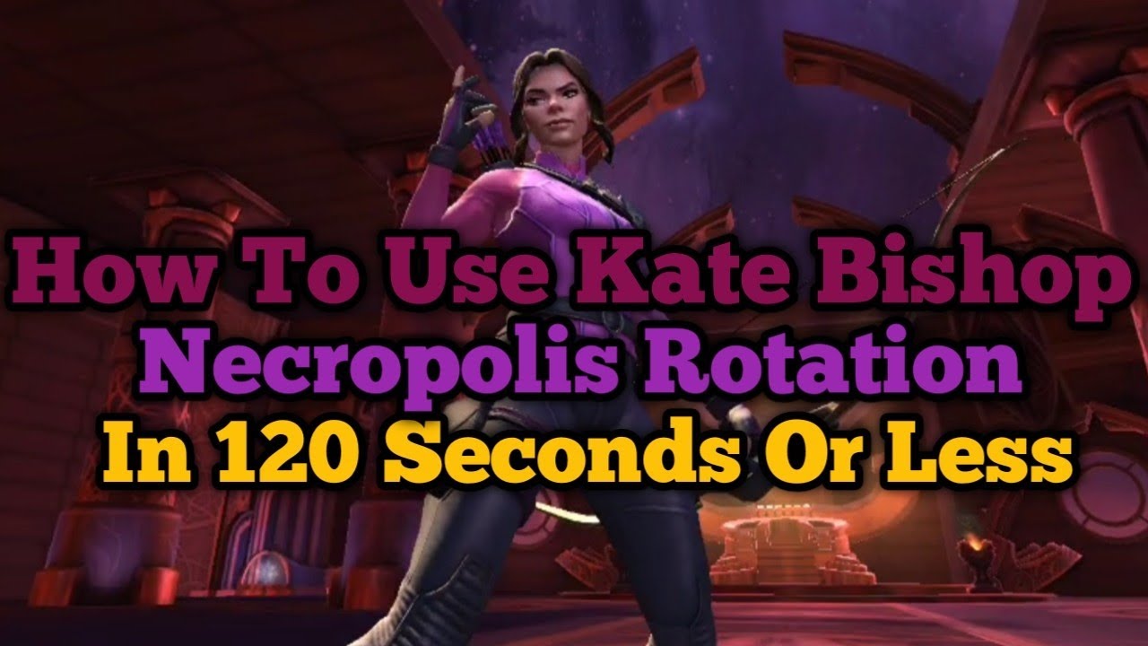 How To Use Kate Bishop | Long Fights/Necropolis Rotation
