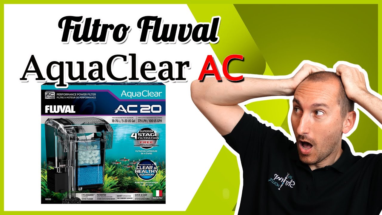 Nuevo Filtro de Mochila FLUVAL Aquaclear AC para acuario