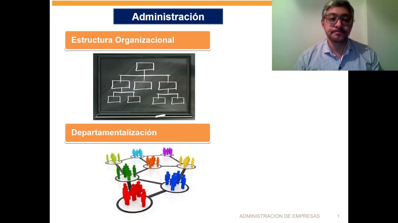 Departamentalización y tipos - Estructura Organizacional