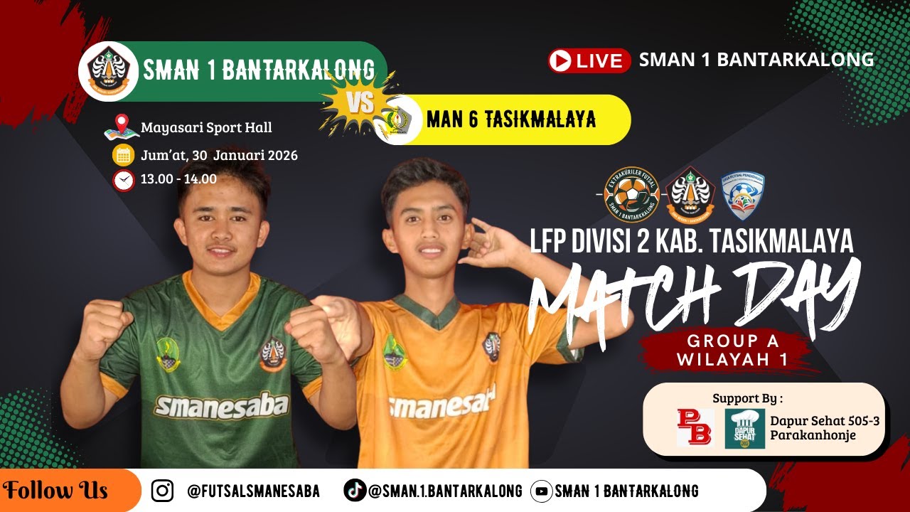 MatchDay 1 LFP Divisi 2 Kab. Tasikmalaya Tahun 2026.