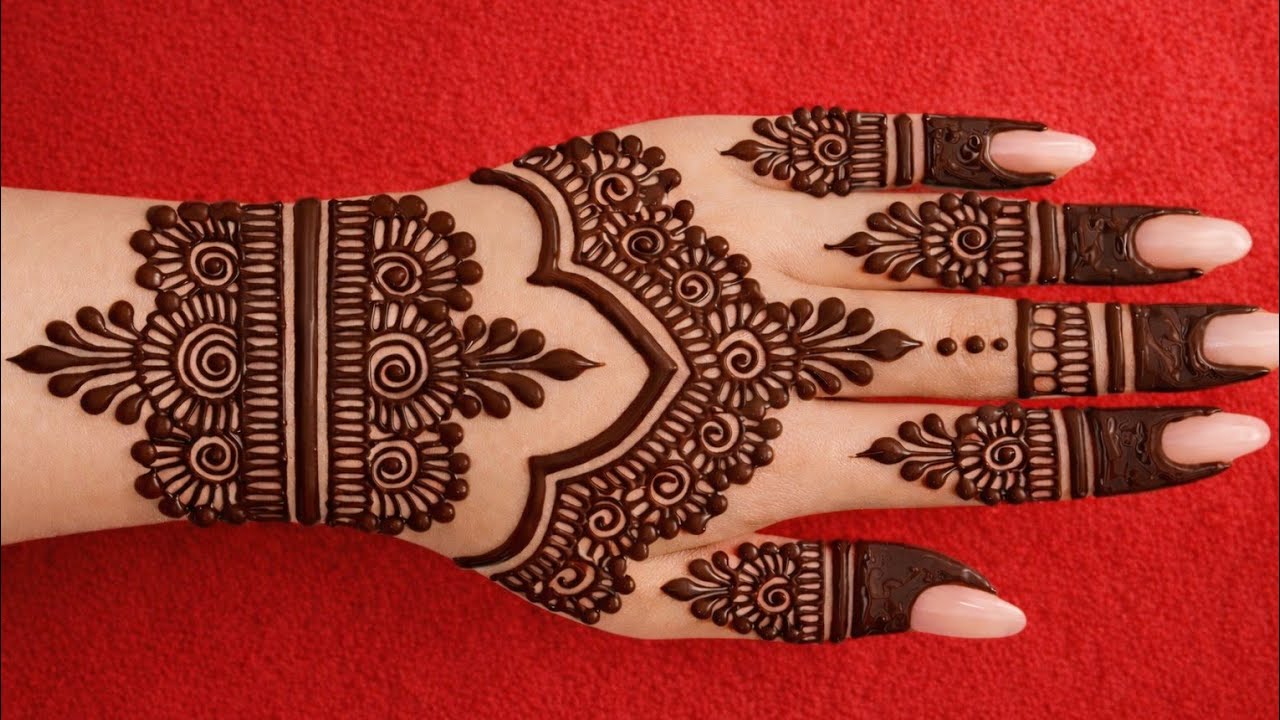 Very Simple Stylish Mehndi Design|| Simple Easy Mehndi Design for Back Hand ||Mehndi Ki Designs ।। 