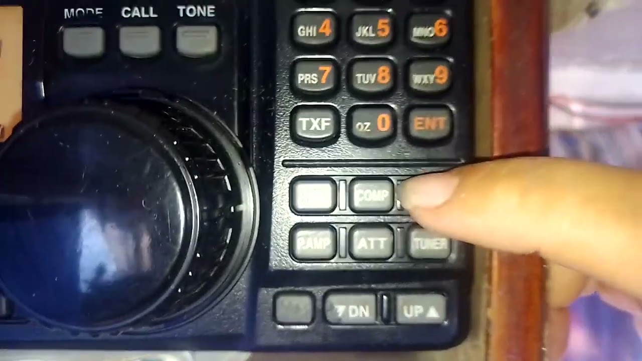 como usar la radio de comunicación ICOM