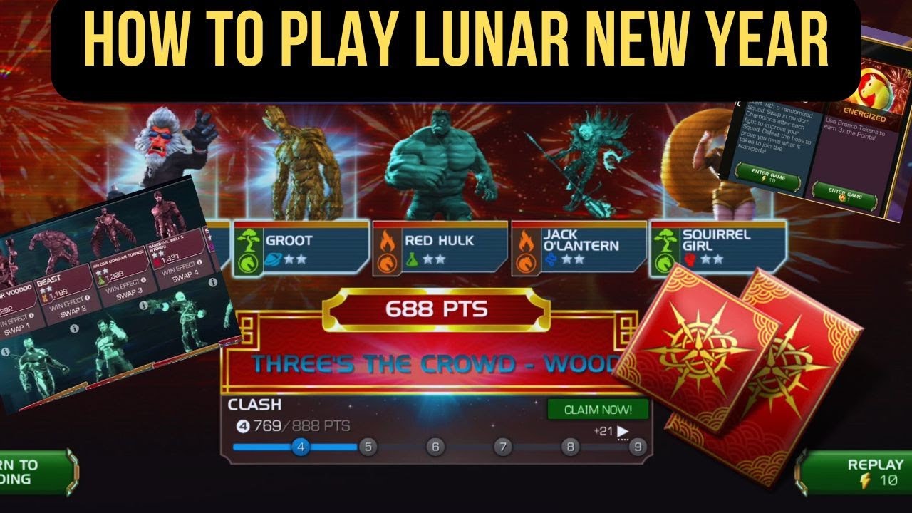 How to play Lunar New Year Squad Builder Side Quest in MCOC || February 2026