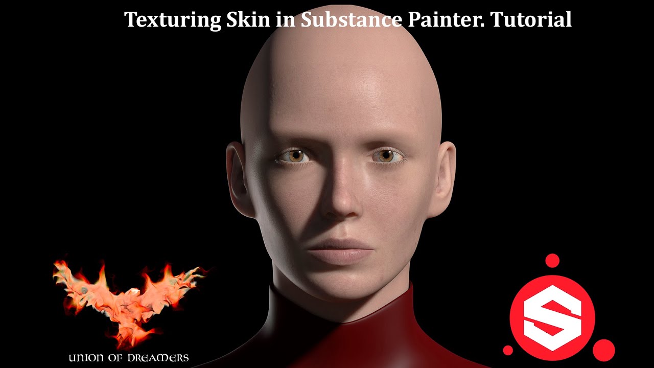 Piel Realista en Substance Painter / Texturing Skin in Substance Painter.