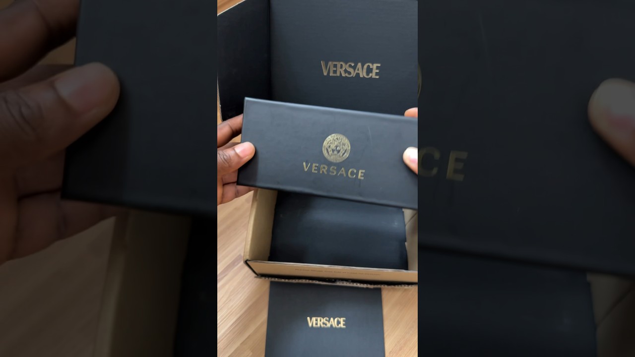 ORIGINAL VERSACE MEDUSA BIGGIE SUNGLASSES UNBOXING VIDEO #versace #sunglasses #versacesunglasses