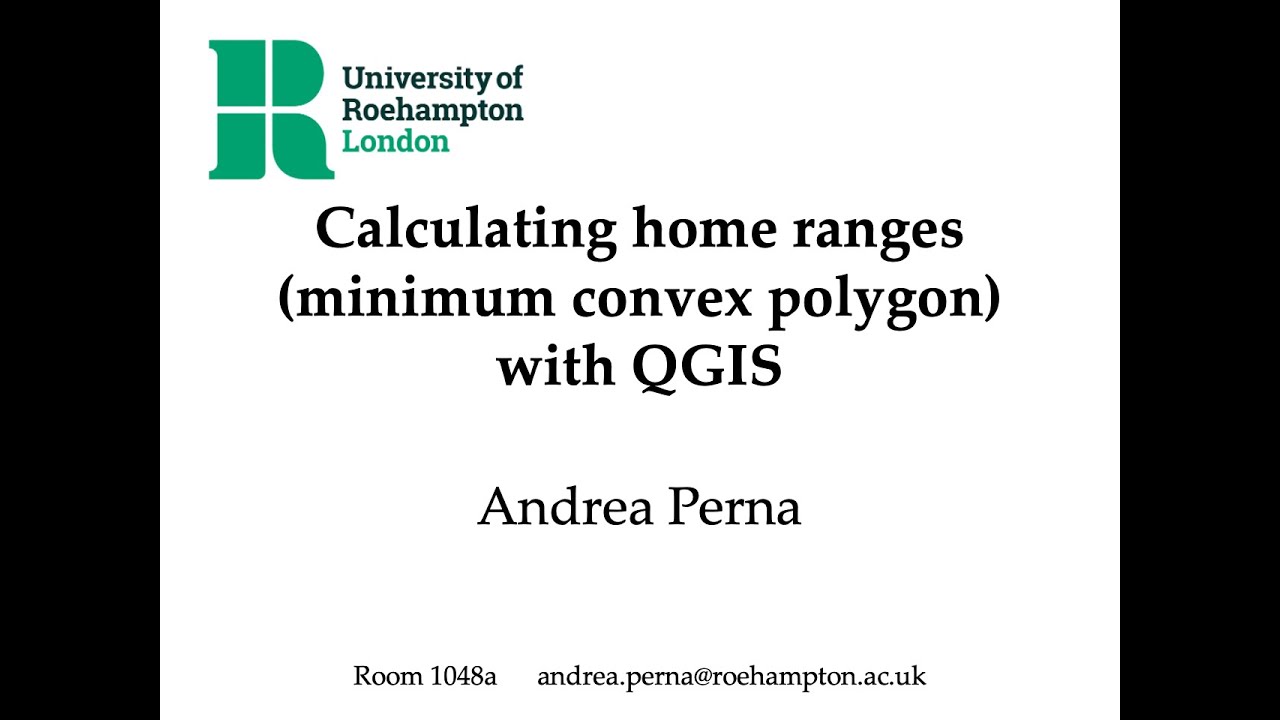 home Range calculation with QGIS