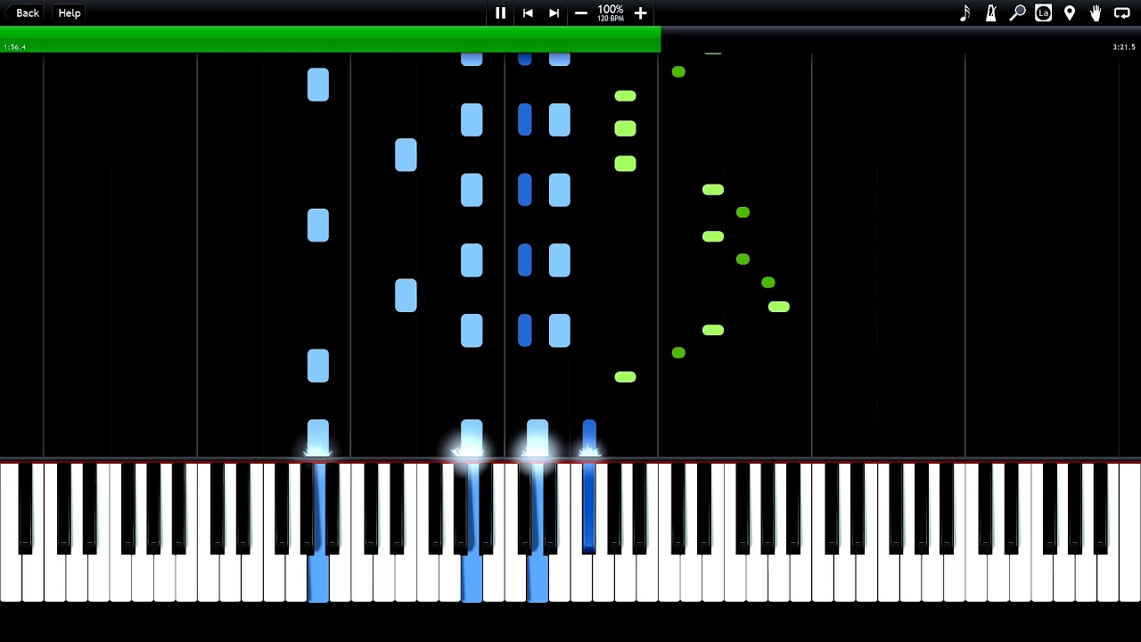 Italian Folk Music - Tarantelle Siciliane  Synthesia Piano Tutorial (midi)
