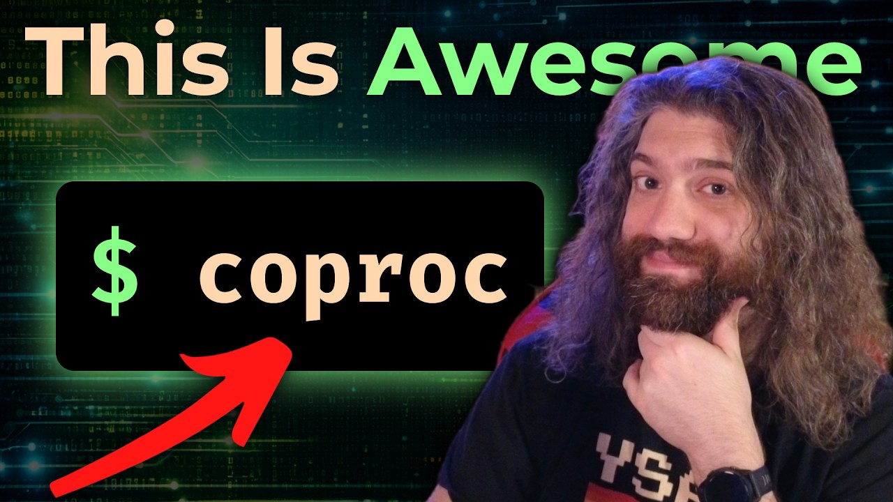 This shell feature is really cool! Async programming with `coproc` in Bash