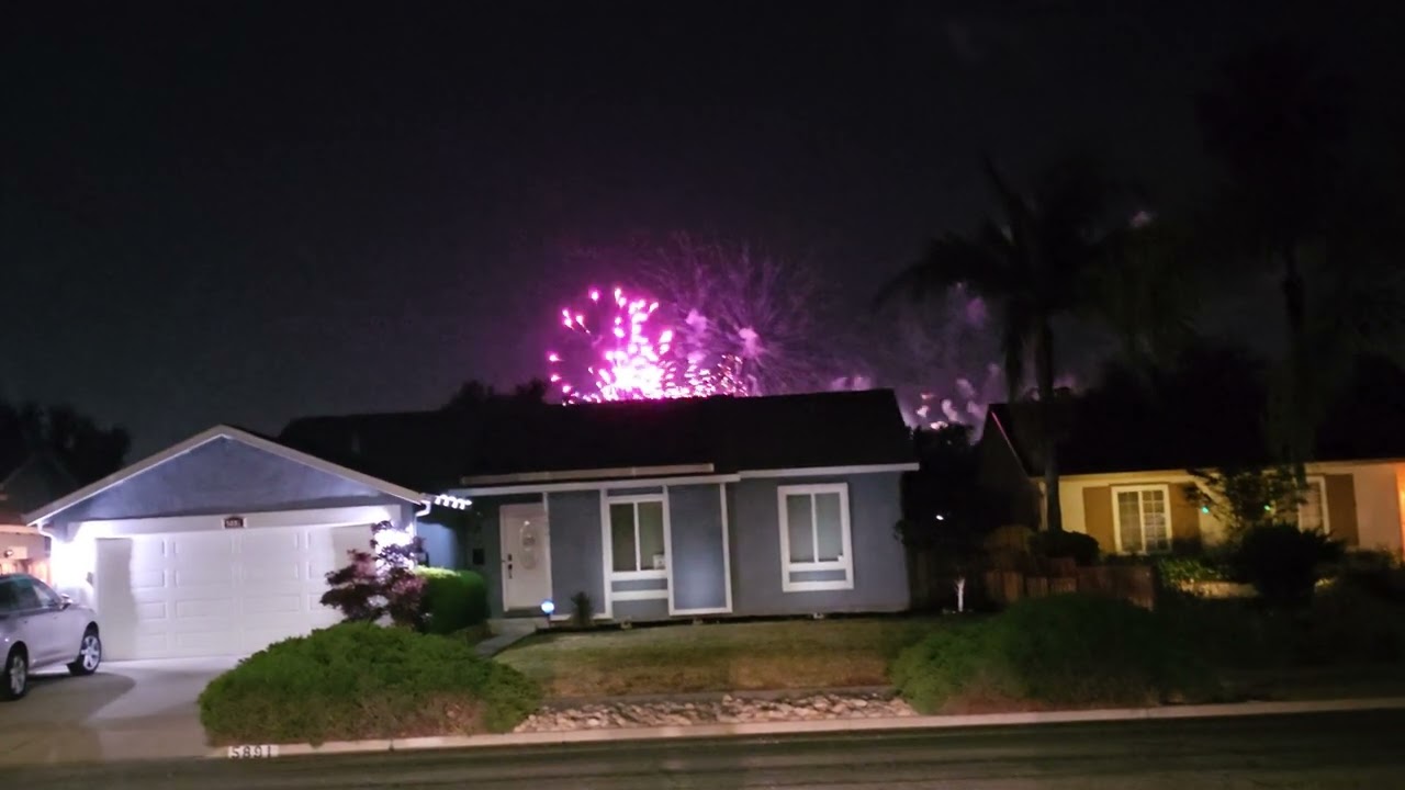 4th July 2022 Fireworks, California